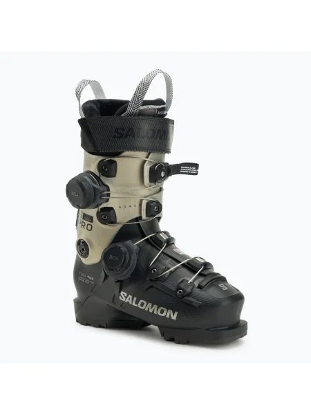 Дамски ски обувки Salomon S/PRO Supra Dual Boa W GW black/light bronze metallic/black черно