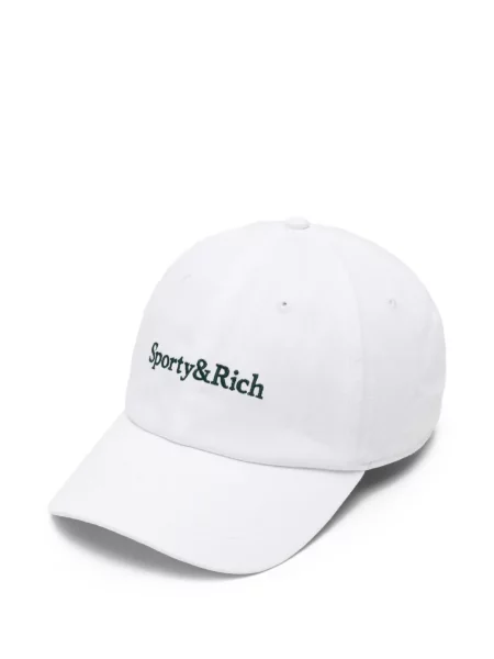 Șapcă Sporty & Rich cu autograf alb