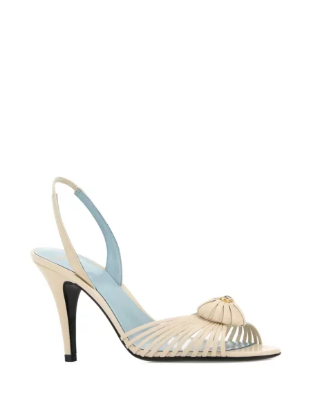 Iš natūralios odos sandalai Valentino Garavani slingback