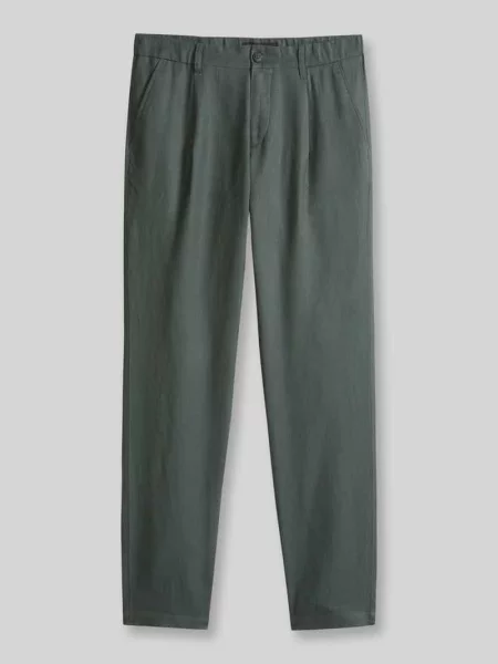 Spodnie z lnu o kroju tapered z szlufkami na model OSBY JOGGER' Marc O'polo