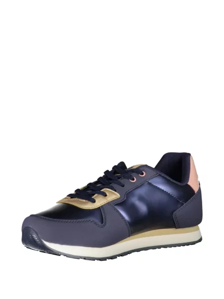 Sneakerși Polo Ralph Lauren cu șireturi cu imagine din dantelă albastru