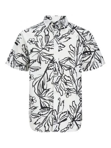 JACK & JONES Cămașă LAFAYETTE negru alb