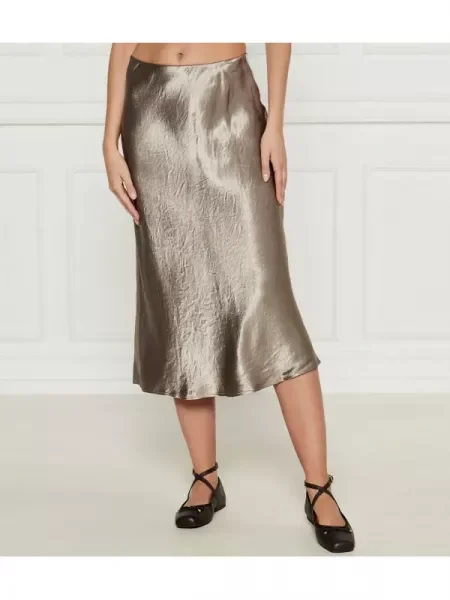 Max Mara Leisure De satin Fustă bej