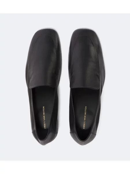 Pantofi loafer Dries Van Noten din piele negru