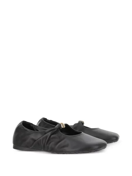 Balerini Loewe din piele negru