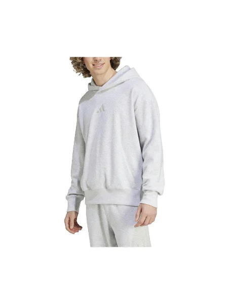 Adidas Mikina Elevated ALL SZN Terry Loop sivá