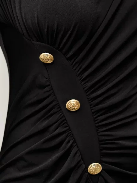 Сукня Answear.LAB maxi облягаюче чорний