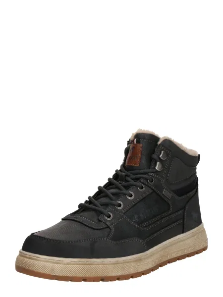 MUSTANG Šnurovacie čižmy námornícka modrá