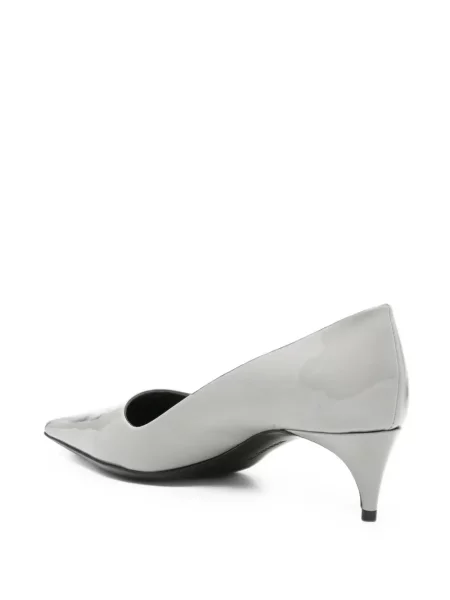 Pantofi cu toc Bernadette din piele gri