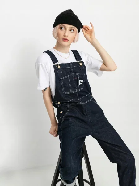 OGRODNICZKI Carhartt WIP W Bib Overall XS czarny