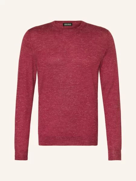 Zegna Svetr S Hedvábím A Kašmírem růžová