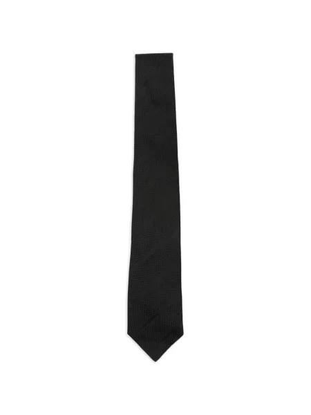 Cravată Tagliatore cu dungi negru
