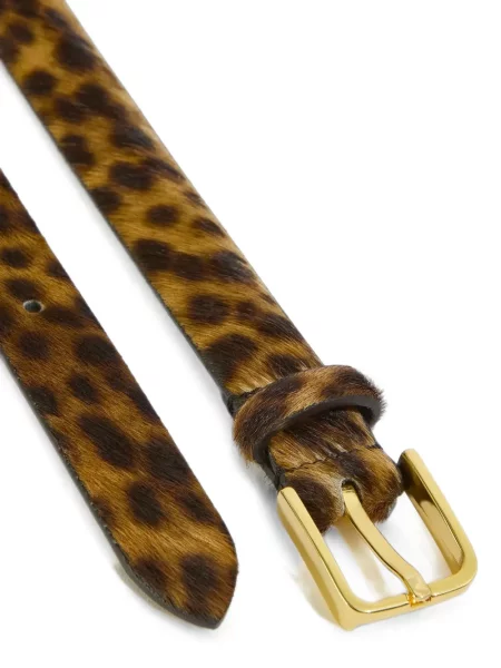 Curea Liviana Conti cu imagine cu model leopard maro