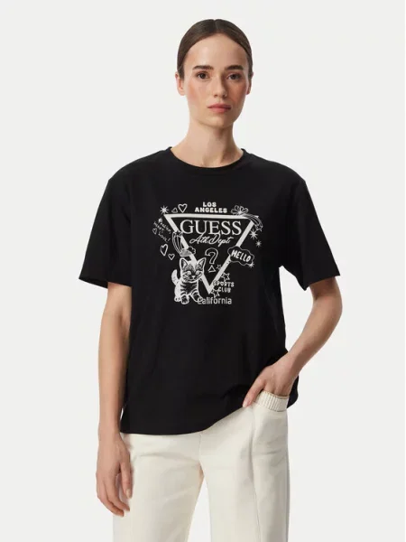 Guess Tricou negru