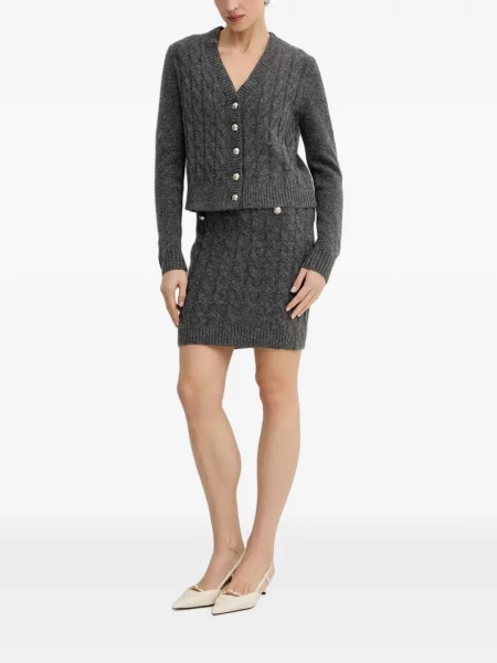 Rochie mini Morgan tricotate gri