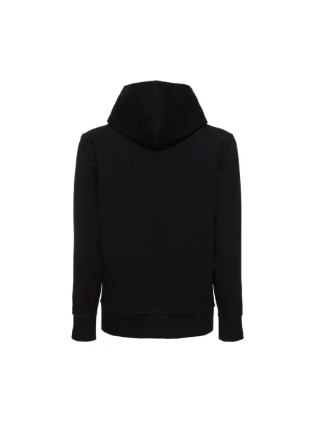 Bluza z kapturem Kiton z kapturem z nadrukiem czarna