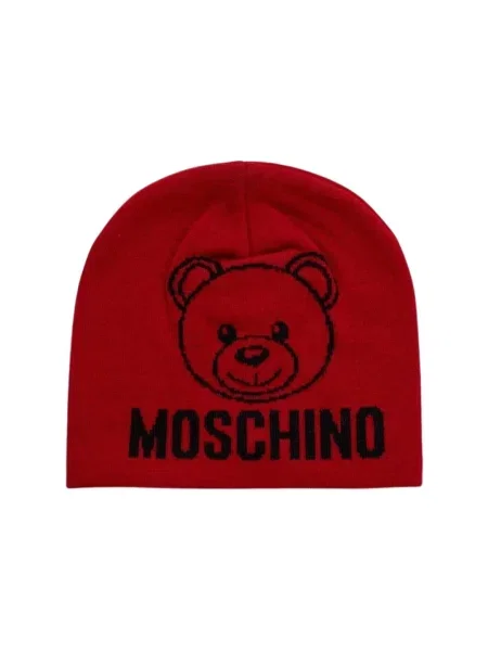 Czapka Moschino czerwona