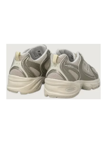 Lniane trampki New Balance białe