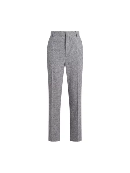 Spodnie Moschino tweedowe szare