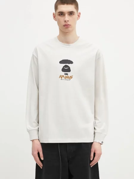 AAPE μπλούζα με μακριά μανίκια Basic Long