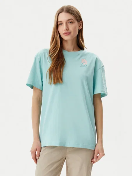 Columbia Tricou Rolling Bend™ Graphic Oversize albastru
