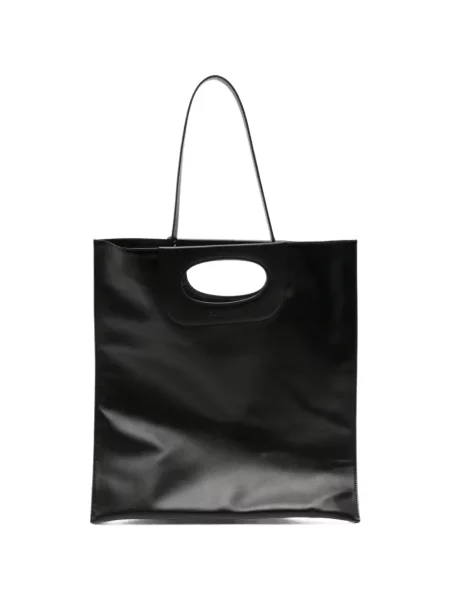 Geantă shopper Gherardini din piele negru
