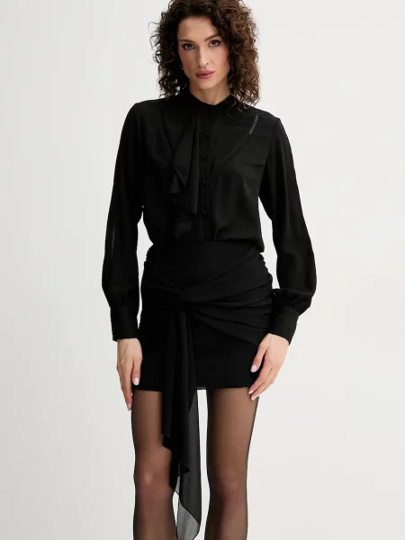 Silvian Heach cămașă CORGET femei regular negru