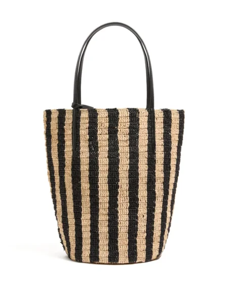 Geantă shopper Valentino Garavani cu dungi