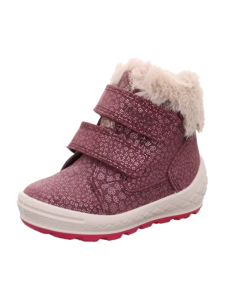 SUPERFIT Cizme GROOVY roz / roșu burgundy / murdar alb