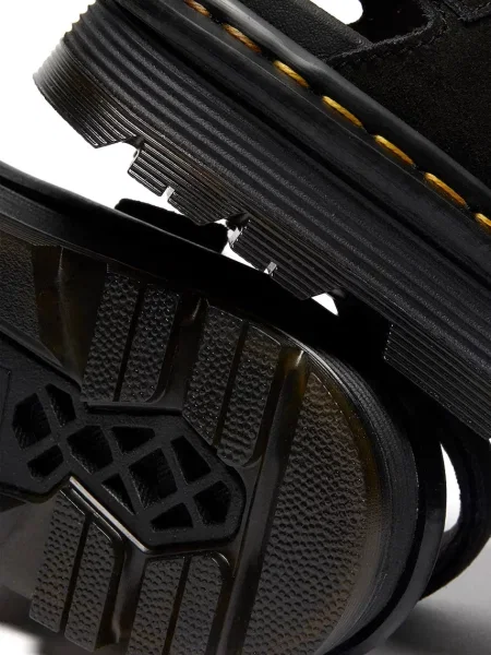 Замшевые босоножки Dr. Martens на платформе