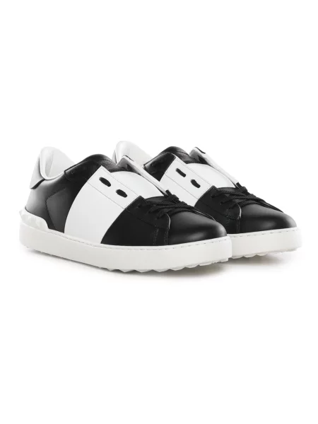 Sneakersy Valentino Garavani skórzane czarne