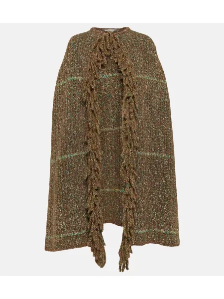 Poncho Stella Mccartney cu franjuri