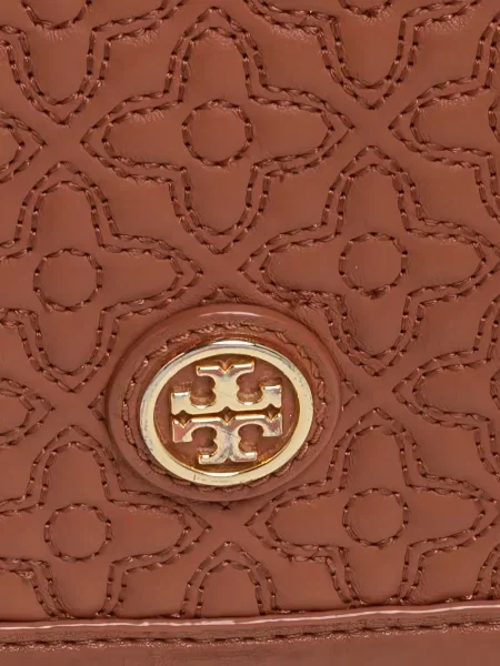 Geanta de piele Tory Burch din piele maro