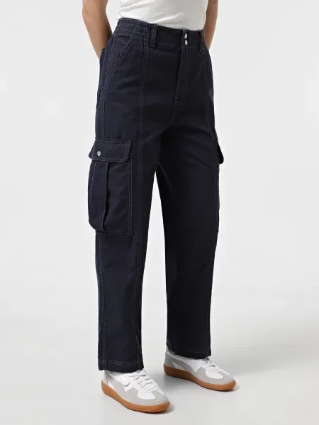 Повседневные брюки Vans из канваса синие