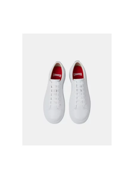 Botine Camper din piele alb