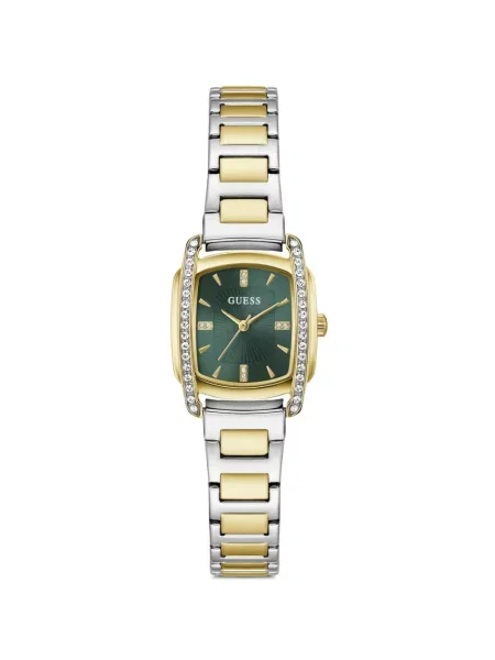 Ceas Guess cu autograf verde