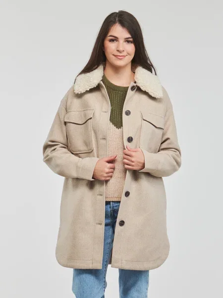 Kabát Vero Moda béžová