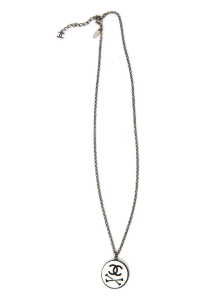 Náhrdelník Chanel Pre-owned stříbrný