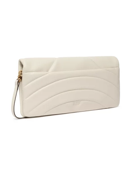 Pinko torebka crossbody skórzana biała