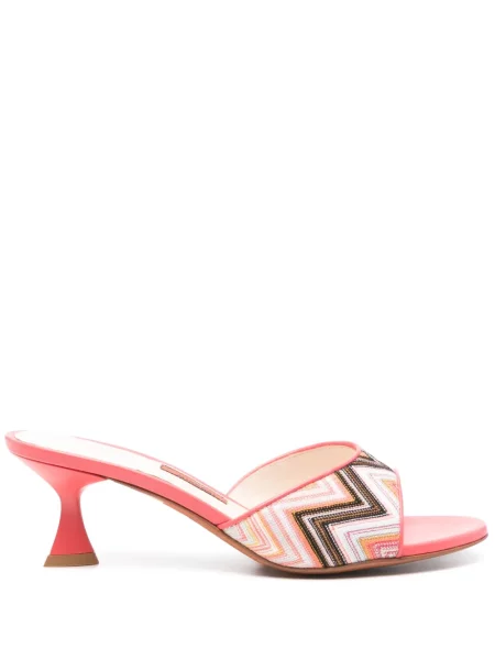Papuci tip mules Missoni roz