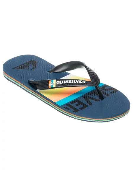 Klapki japonki dziecięce Quiksilver Molokai niebieskie