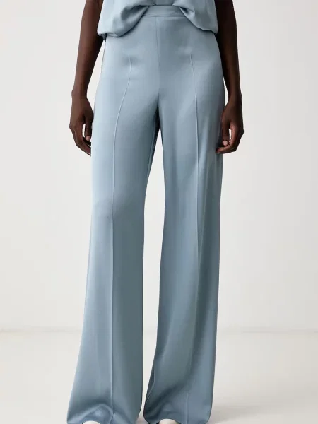 Marella pantaloni palazzo pentru femei MLLPESI albastru