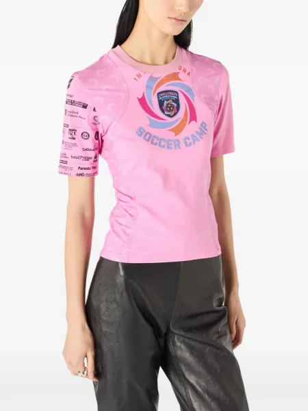 Tricou Marine Serre cu imagine roz