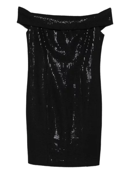 Rochie mini Eleh cu paiete de costum negru