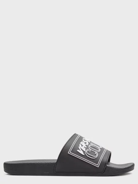 Шльопанці Versace Jeans Couture чорні