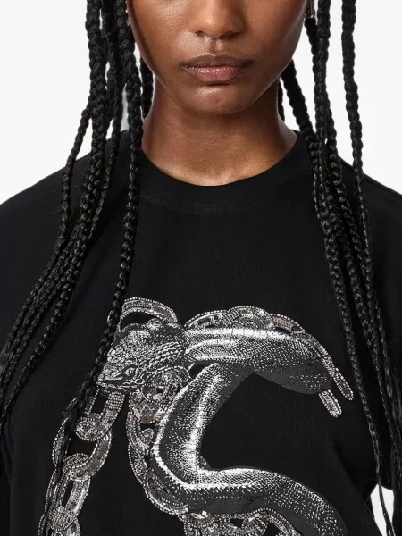 Tricou Allsaints cu paiete negru