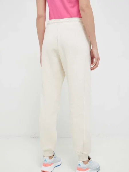 Спортивні штани adidas однотонні бежевий