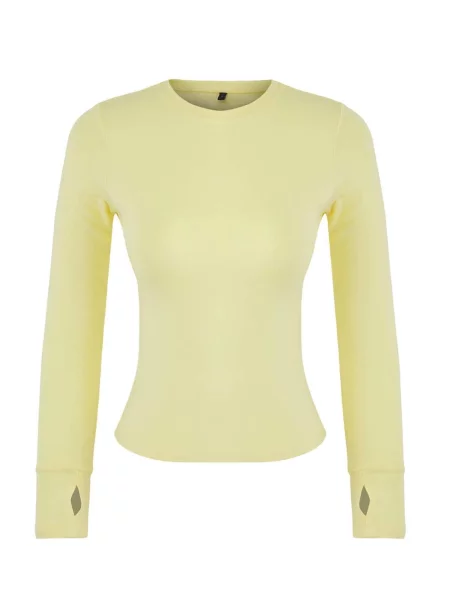 Trendyol Tricou deschis galben