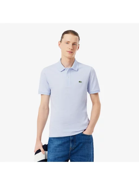 Lacoste поло чоловіче Slim Fit блакитне