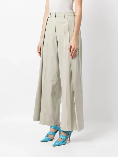Spodnie Off-white plisowane białe
